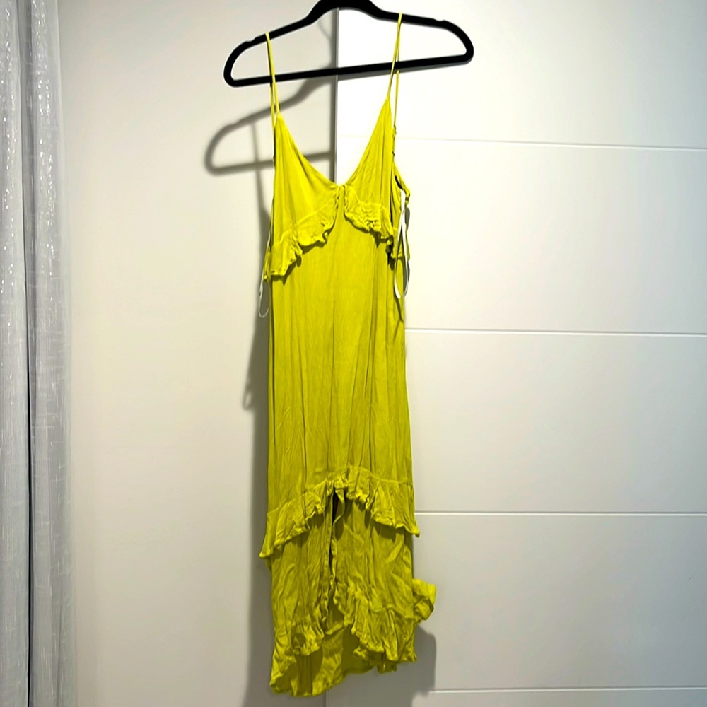 Lime green lulus dress